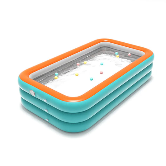 Inflatable Swimming Pool Portable Fun for Kids & Adults-0