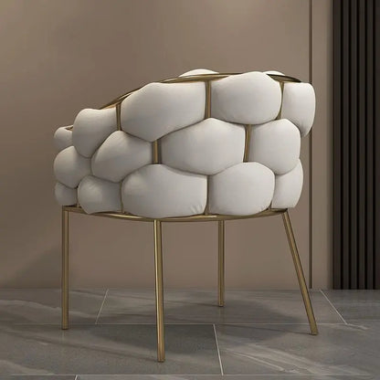 Modern Nordic White Dining Chair-2
