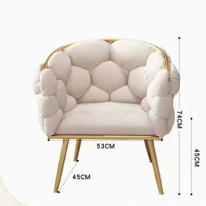 Modern Nordic White Dining Chair-3