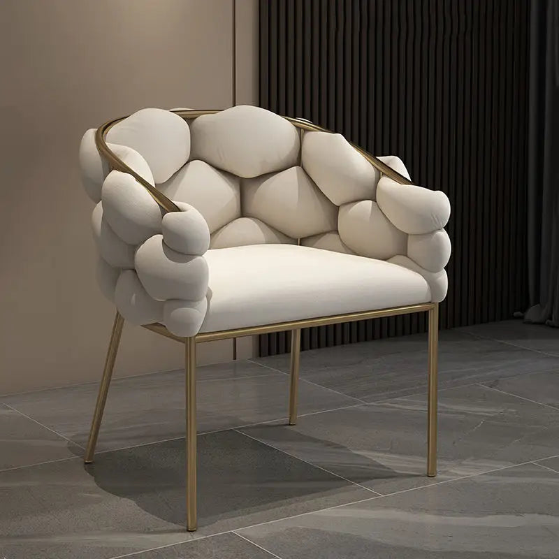 Modern Nordic White Dining Chair-1