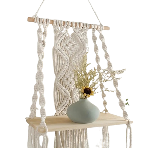 Organization meets style with this sleek wooden floating shelf-0